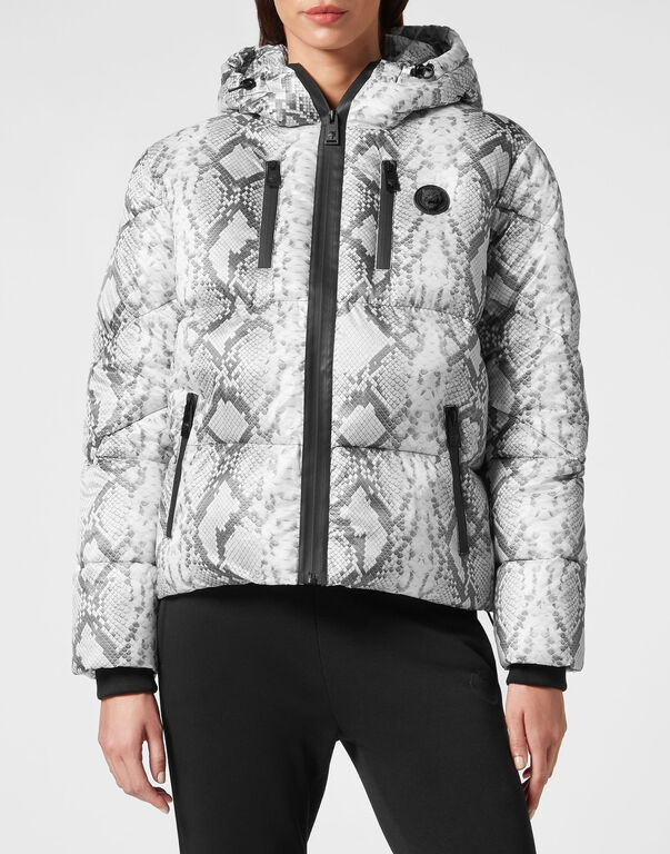 Nylon Puffer Jacket Pitone