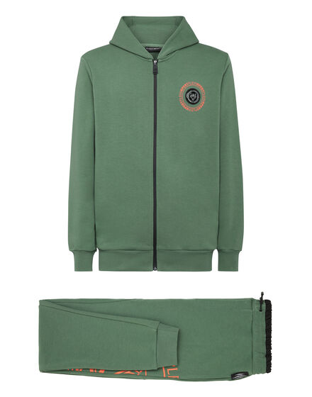 Jogging Tracksuit: Hoodie Sweatjacket/Trousers Tiger