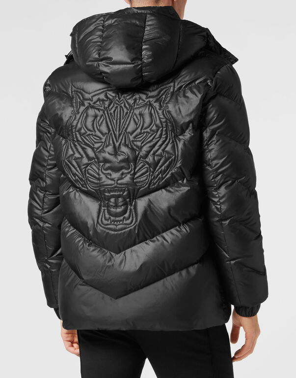 Nylon Puffer Jacket Tiger