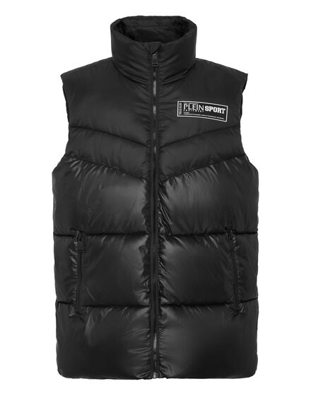 Nylon Puffered Vest Jacket