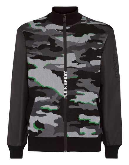 Knit Padded Jacket Neon Amazon Edition (Camouflage)