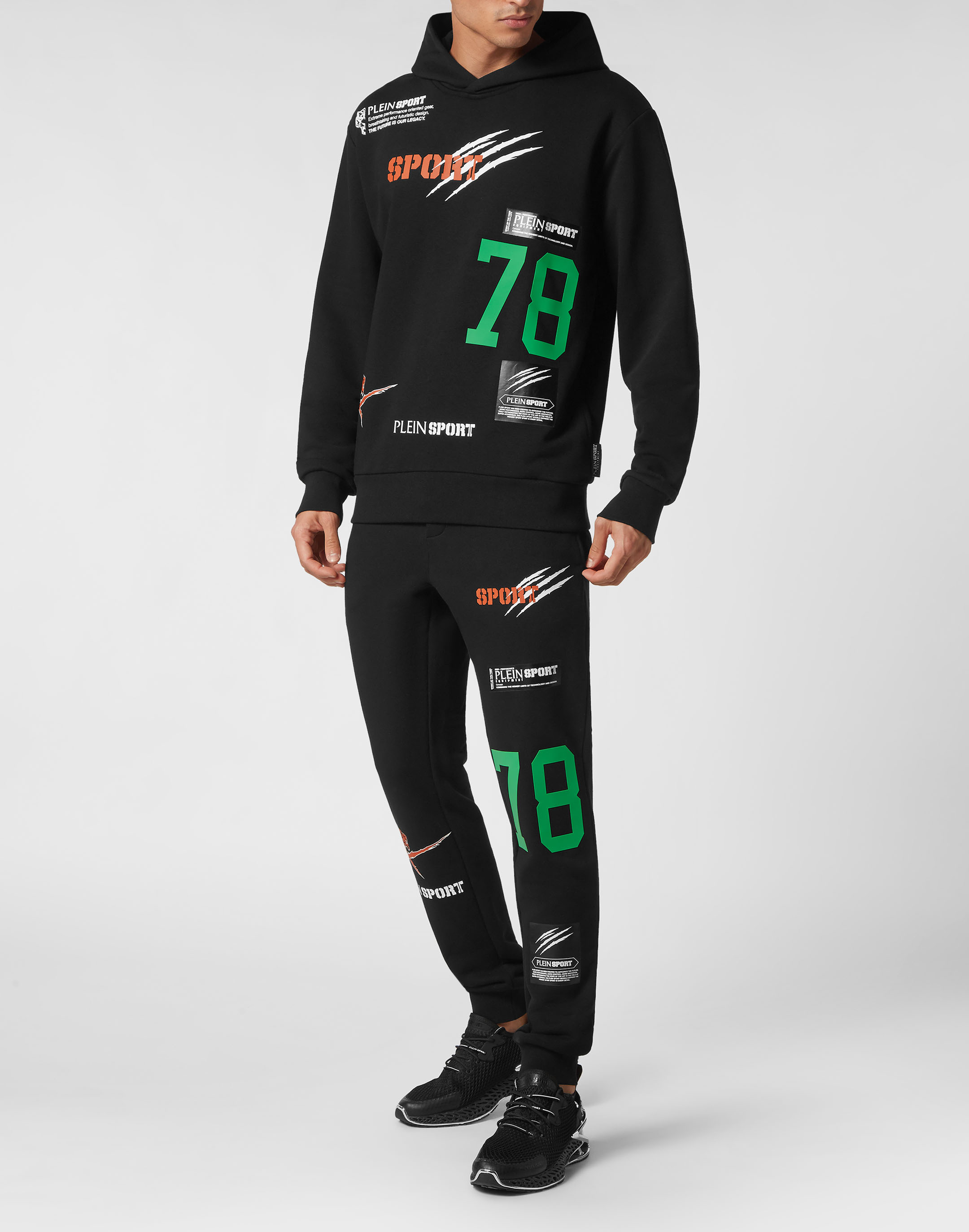 Multi Logo Racing Hoodie